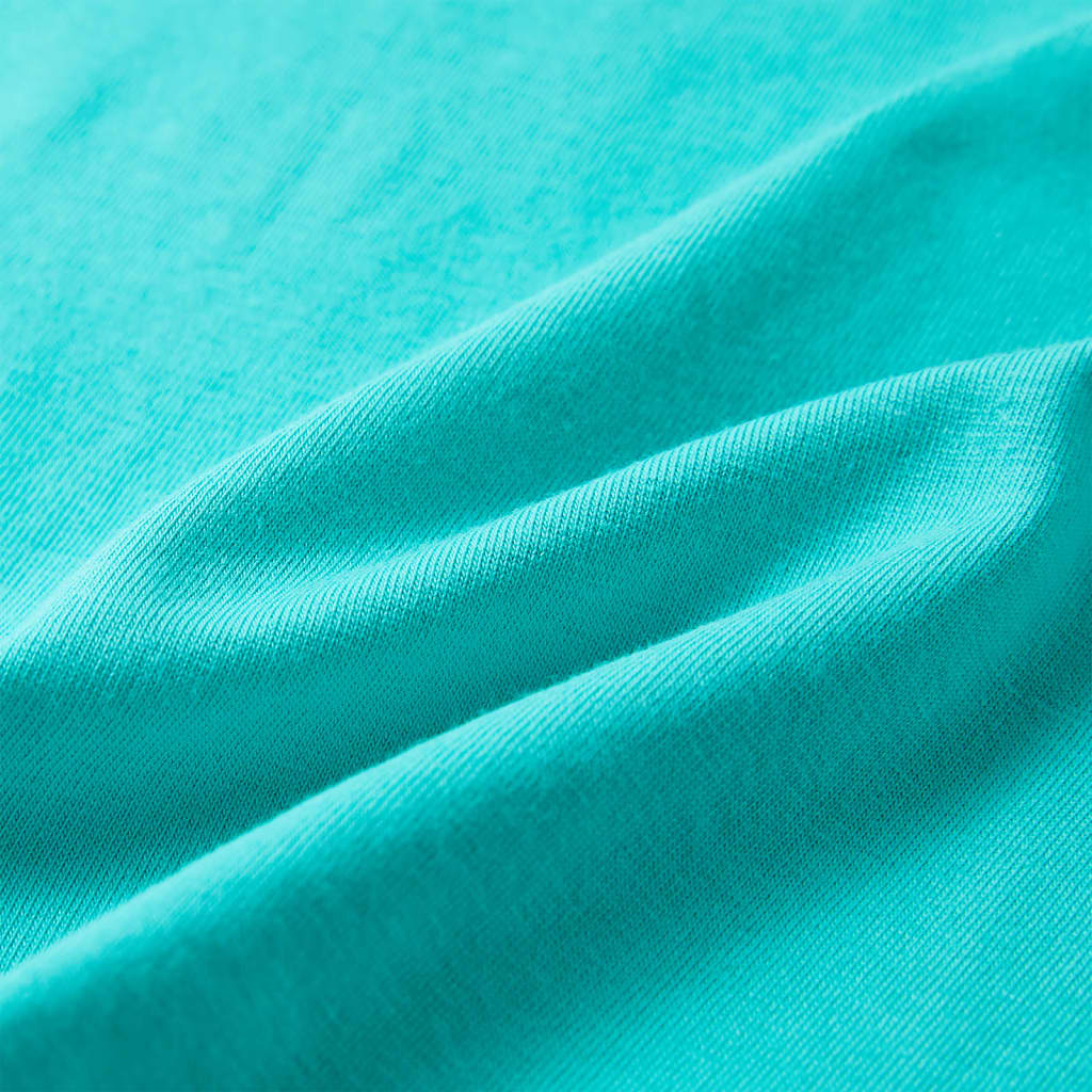 T-shirt til børn str. 116 mintgrøn