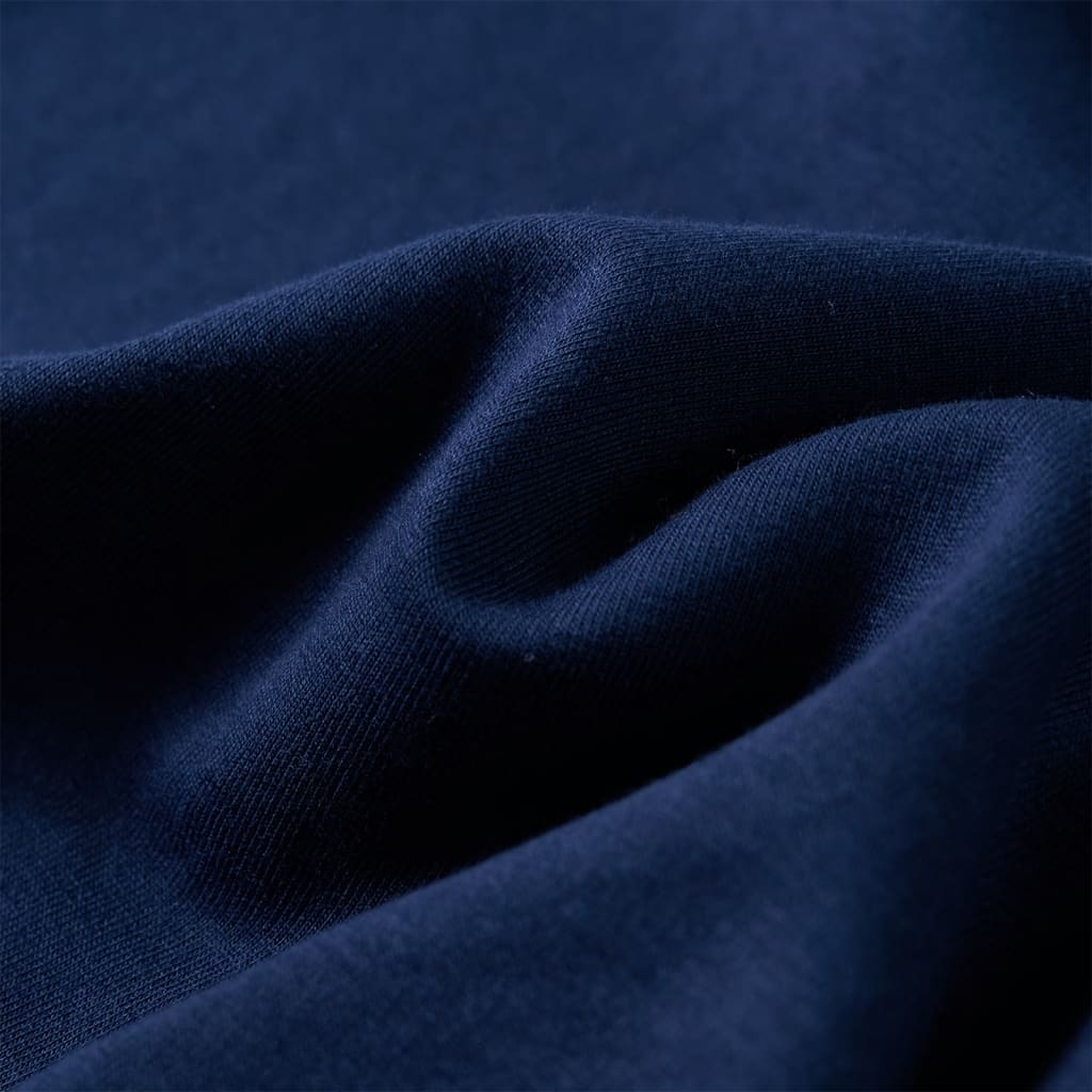 Sweatshirtkjole til børn str. 116 marineblå