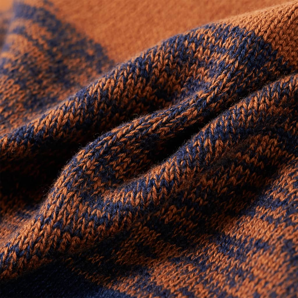 Sweater til børn str. 104 strikket flerfarvet