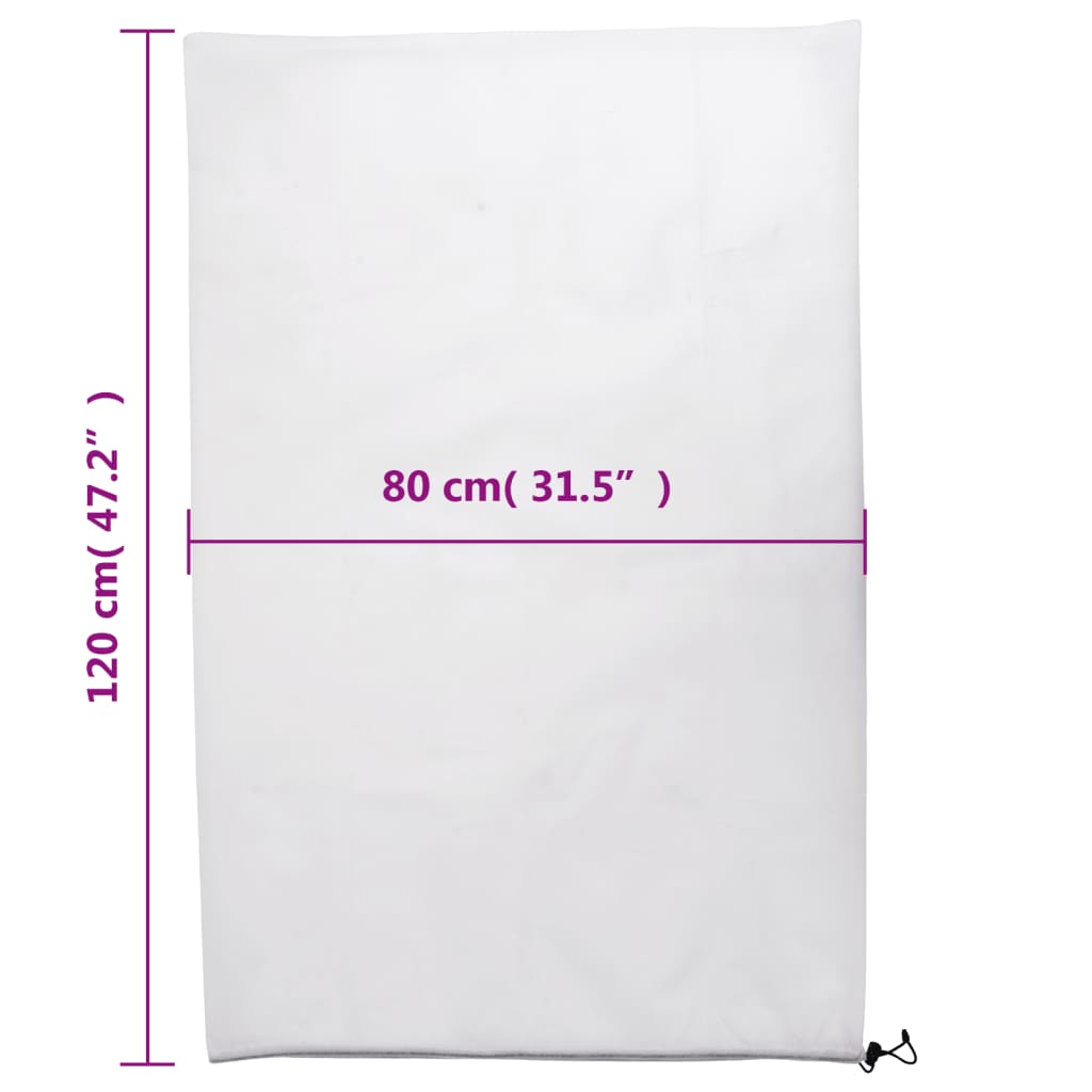 plantebeskyttelse med snore 8 stk. 70 g/m² 0,8x1,2 m