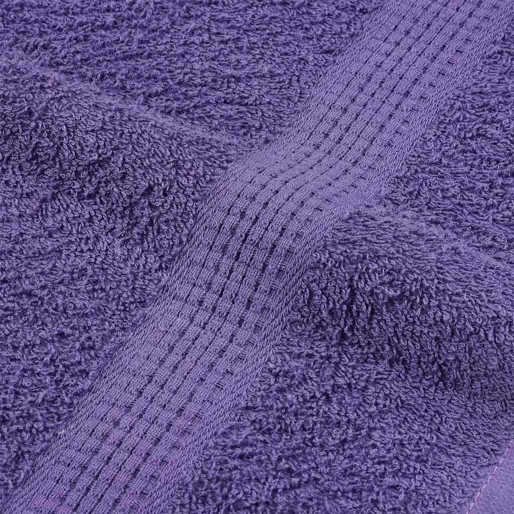 brusehåndklæder FROGN 4 stk. lilla 70x140 cm 360 gsm