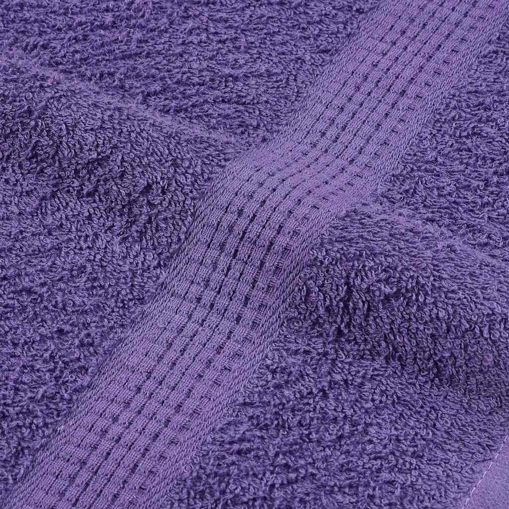 håndklædesæt med 6 dele FROGN lilla 360 g/m²