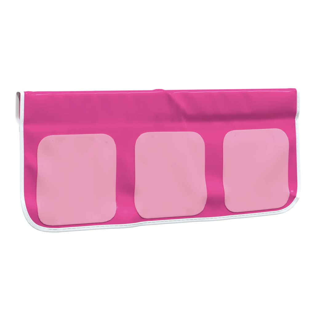 gardiner med tårn til højseng polyester pink