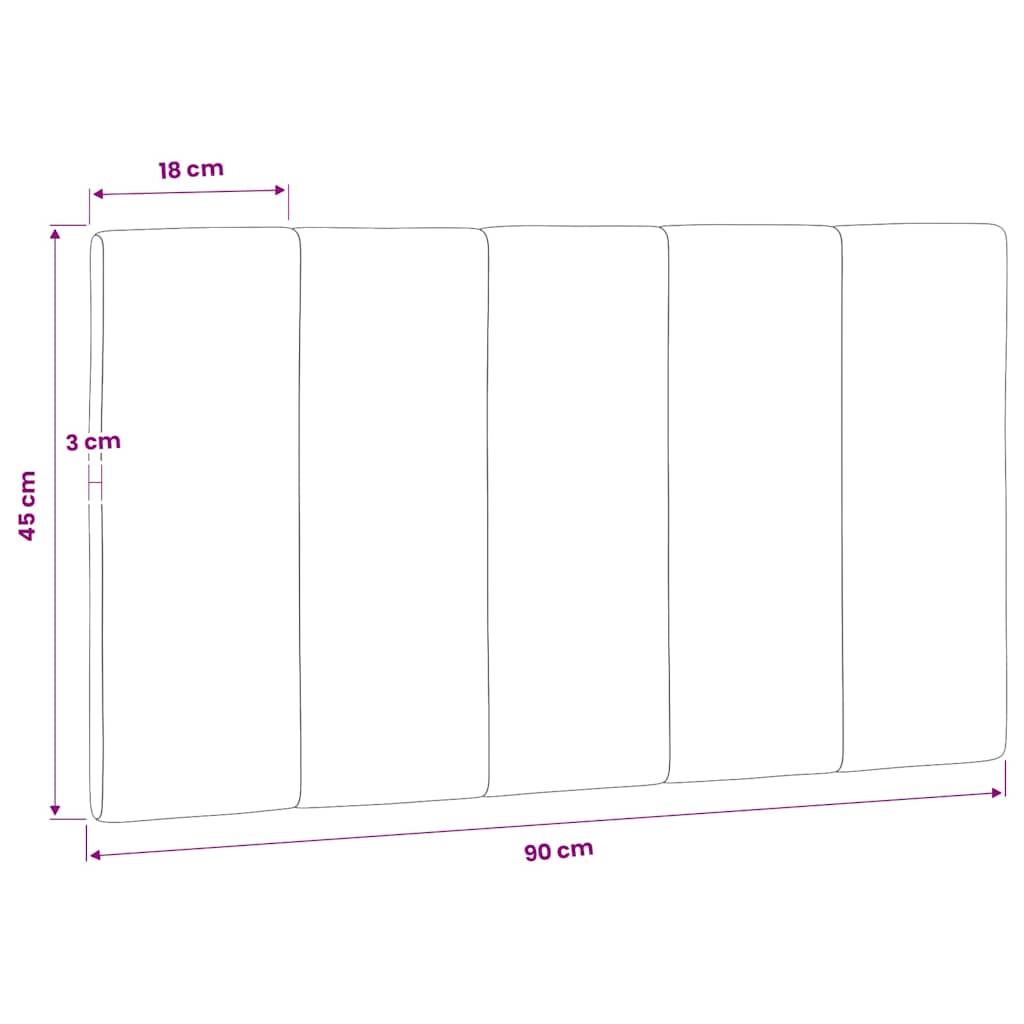 gavlpude Hanko 90 cm velour sort