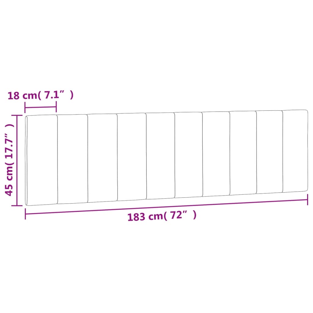 gavlpude Hanko 183 cm velour lysegrå