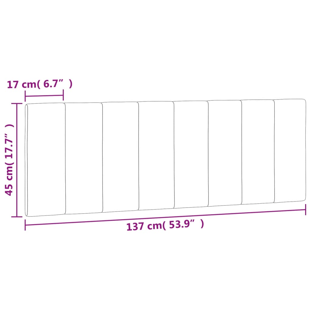 gavlpude Hanko 137 cm velour lysegrå