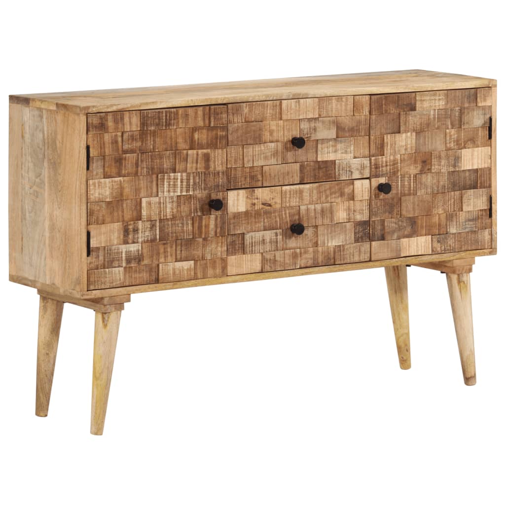 skænk 110x30x70 cm massivt mangotræ