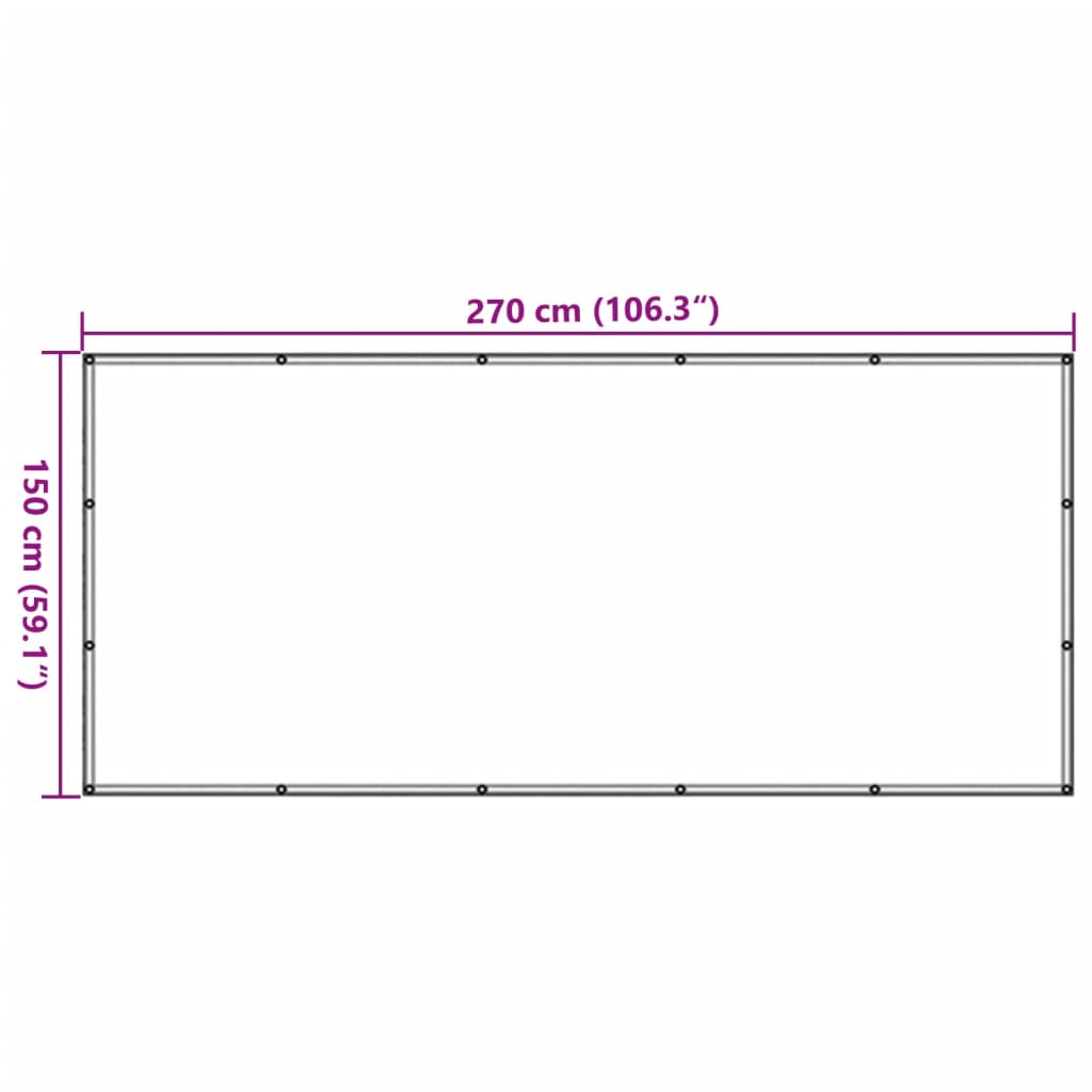 trailernet 1,5x2,7 m HDPE grøn