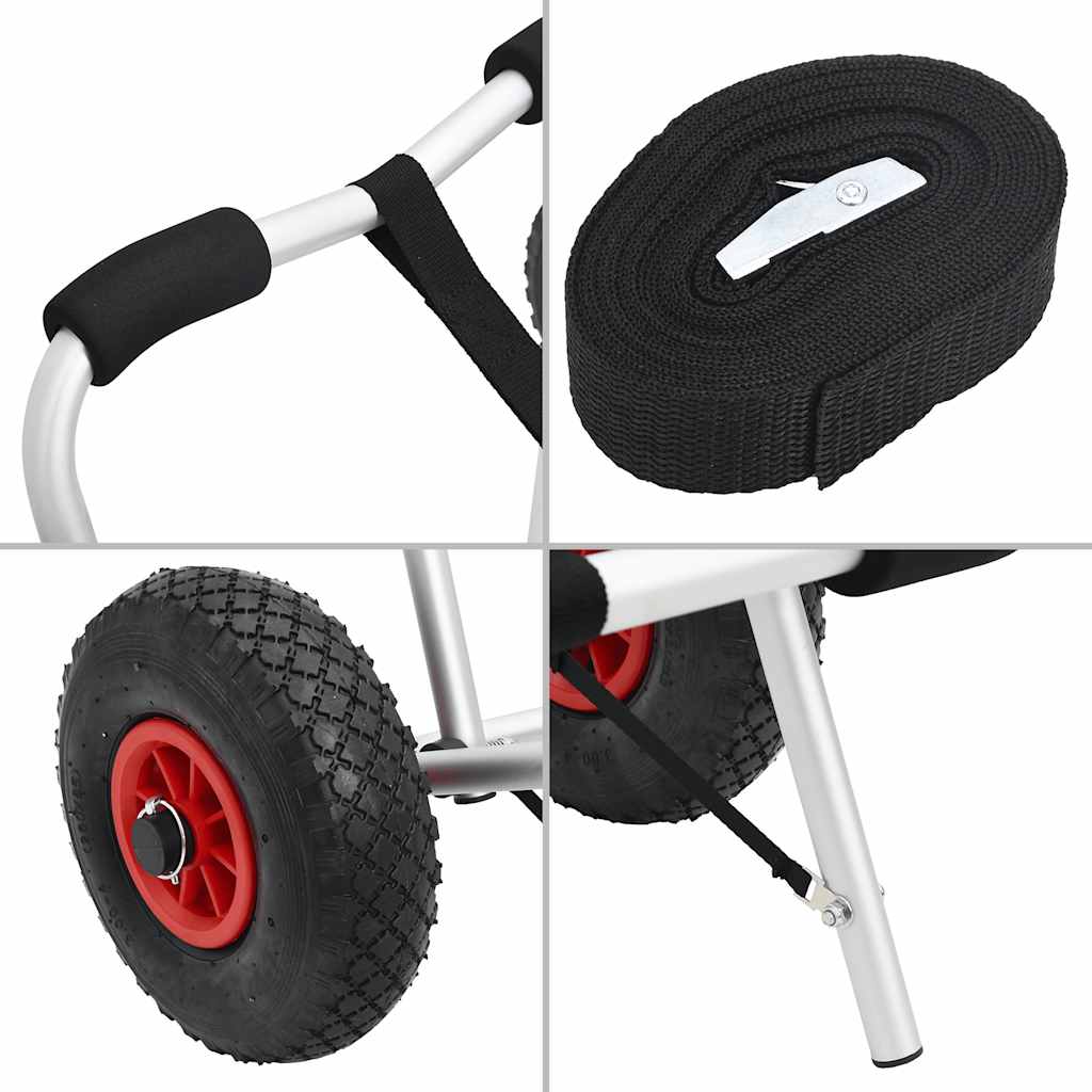 kajakvogn 45 kg foldbar aluminium