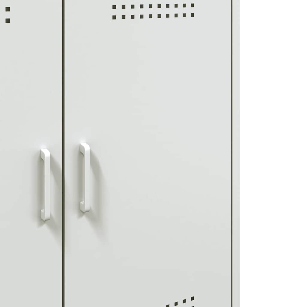 skab 68x39x79 cm stål hvid
