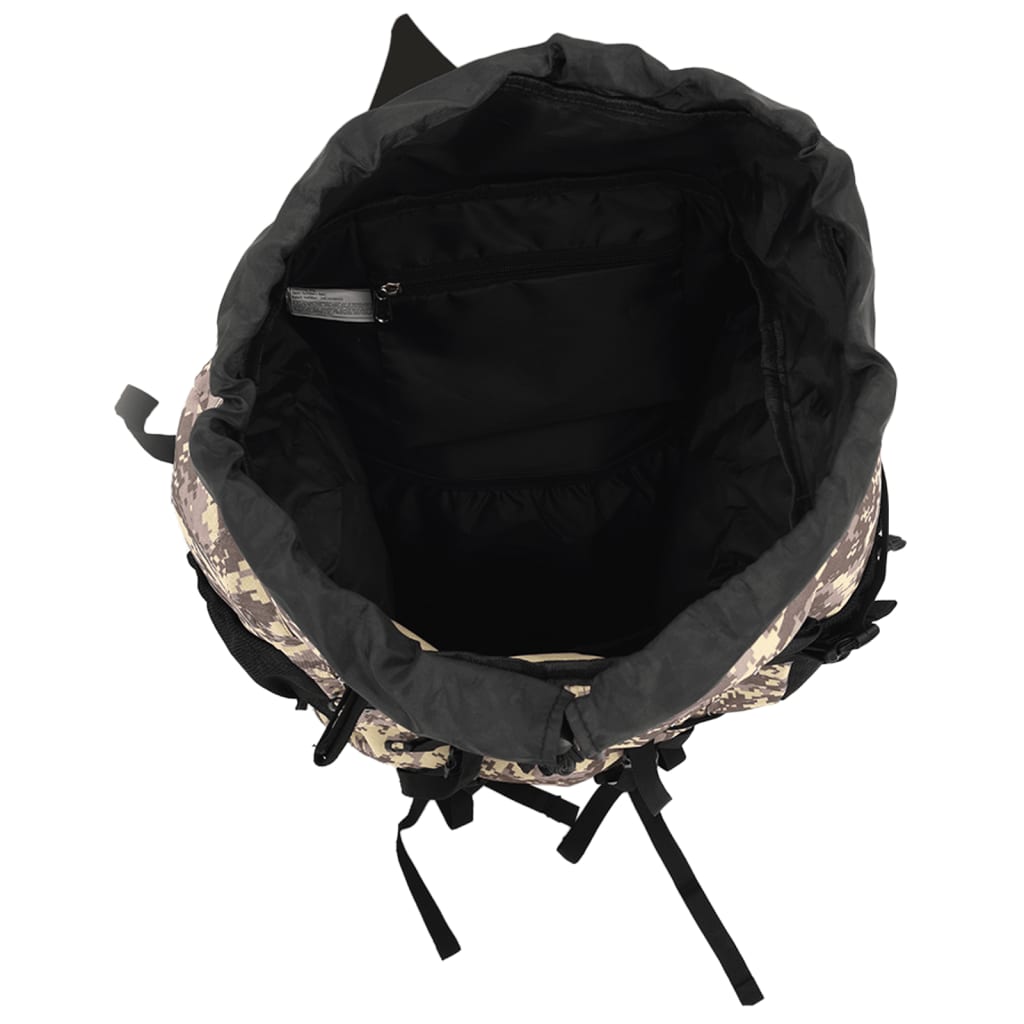 vandretaske 60 l camouflage oxfordstof brun