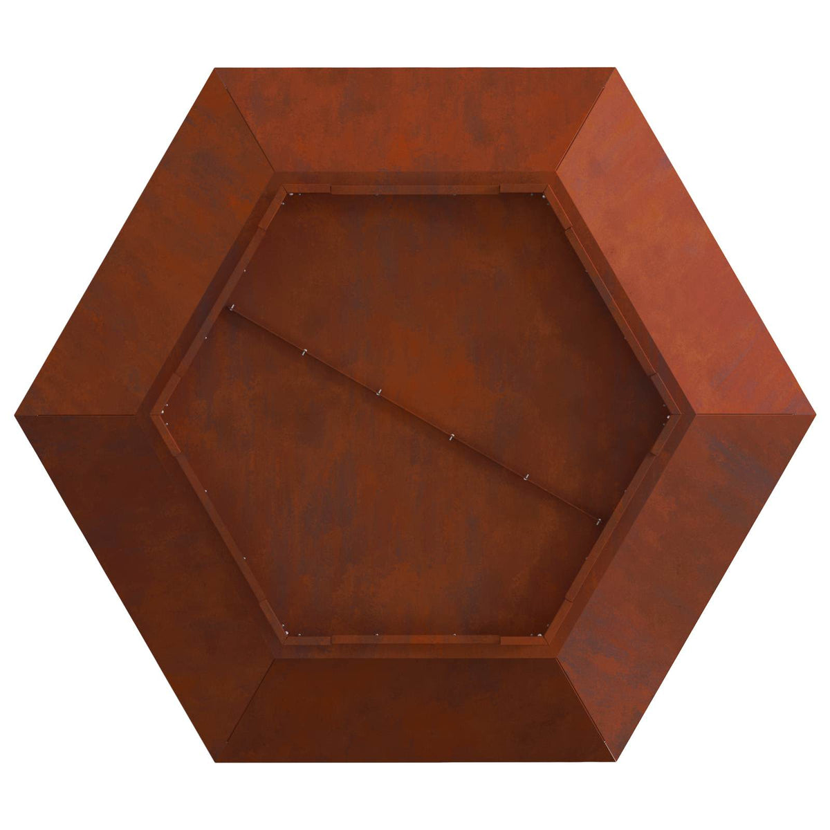 Ildskål Rusten 100 x 100 x 28 cm