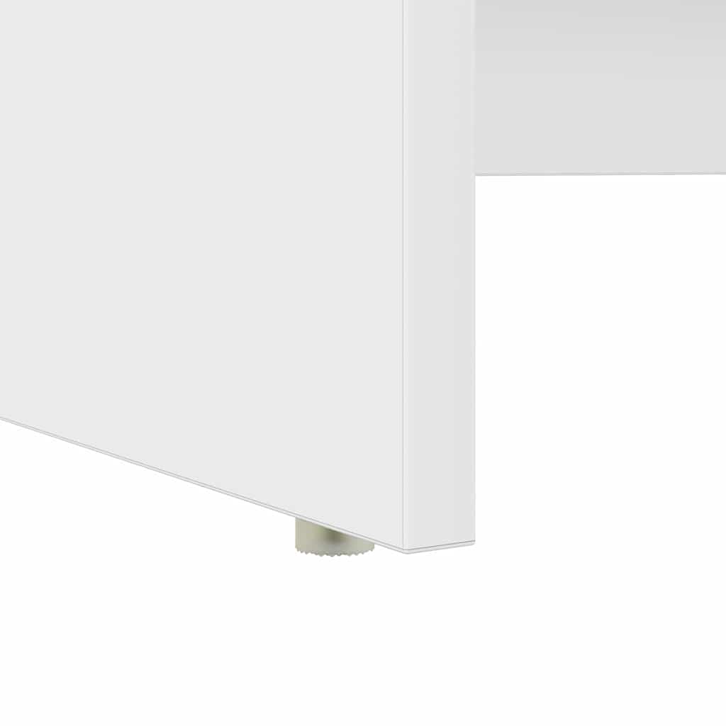 Bord Hvid 120,5 x 44 x 88,5 cm Konstrueret træ