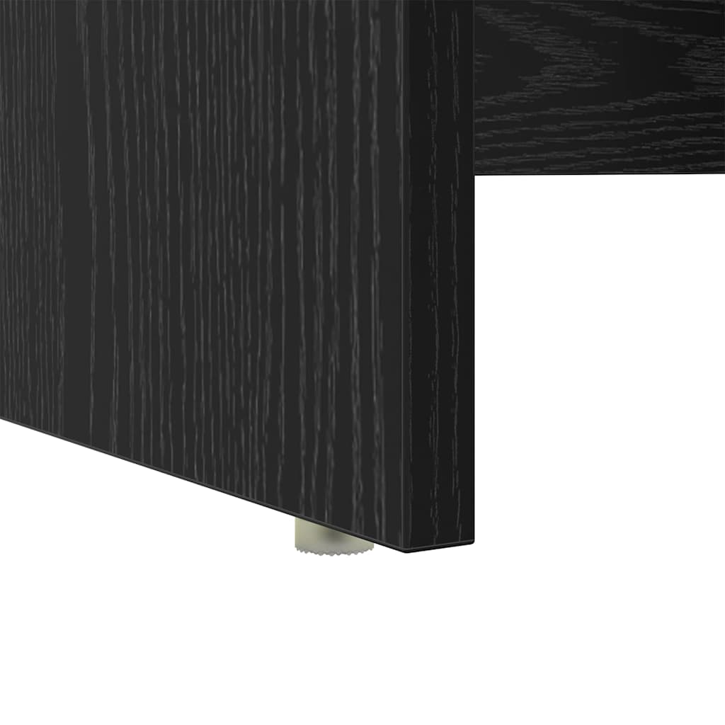Bord Sort eg 120,5 x 44 x 88,5 cm Konstrueret træ