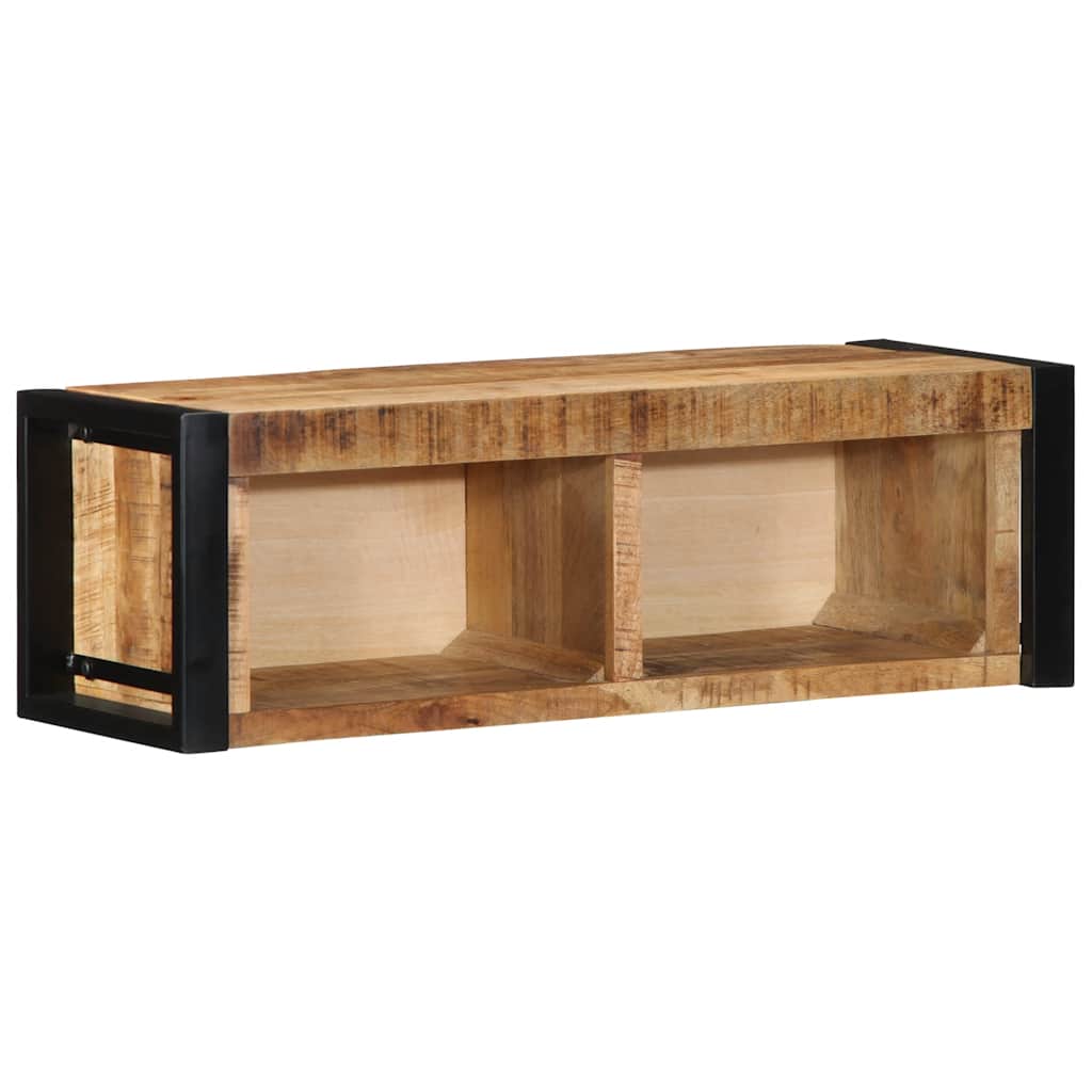 tv-bord 80x30x25 cm massivt ru mangotræ