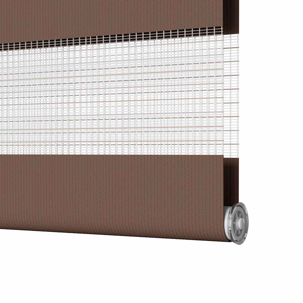 zebragardin brun 50x200 cm stofbredde 45,9 cm polyester