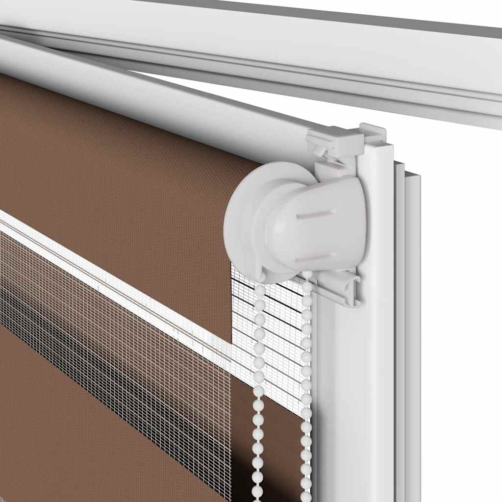 zebragardin brun 40x230 cm stofbredde 35,9 cm polyester