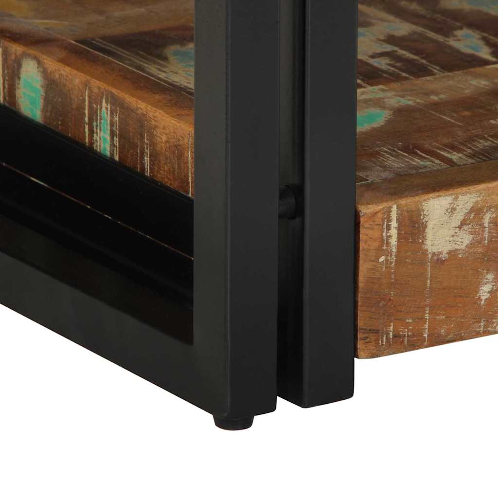 Natskab 2 stk. Flerfarvet 40 x 35 x 50 cm Solid genbrugs træ