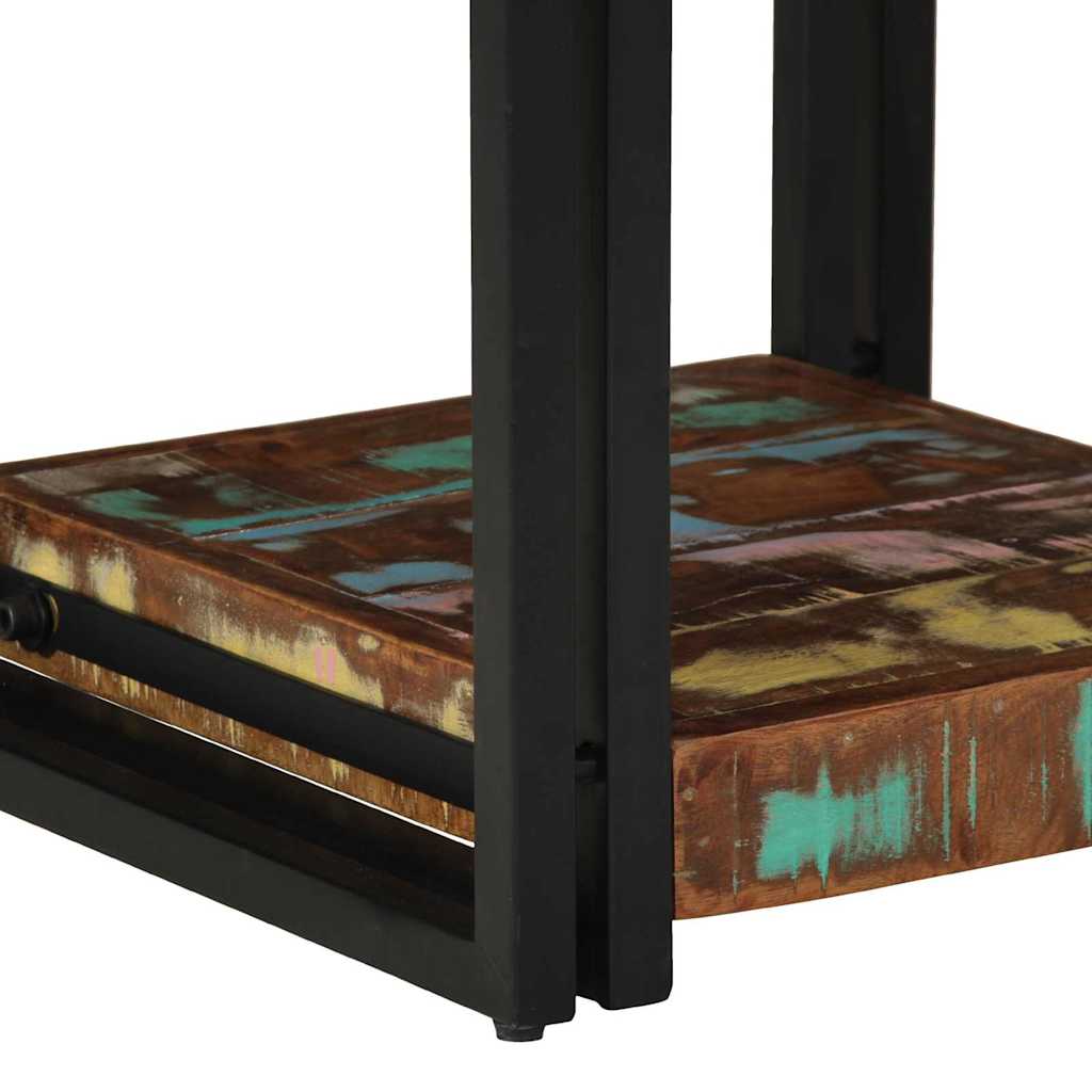 Natskab 2 stk. Flerfarvet 40 x 40 x 50 cm Solid genbrugs træ
