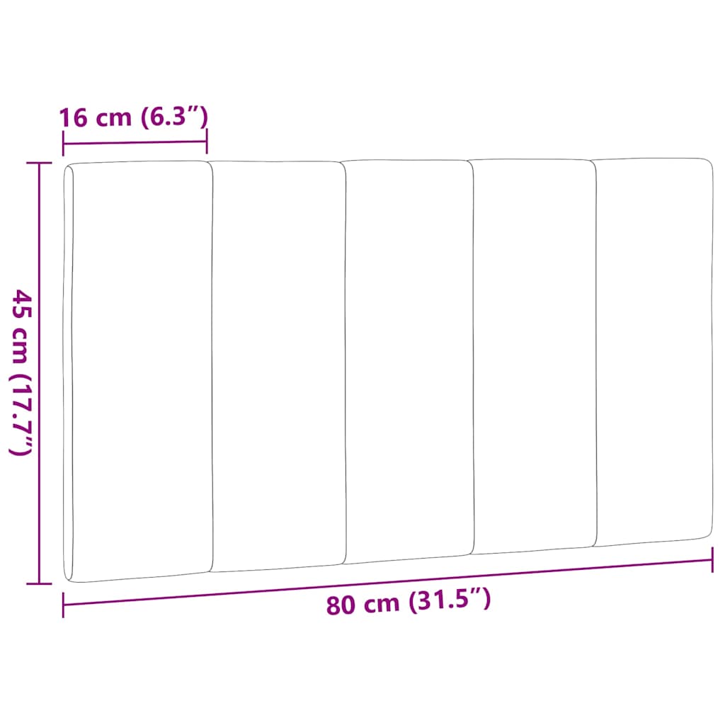 gavlpude Hanko 80 cm stof blå