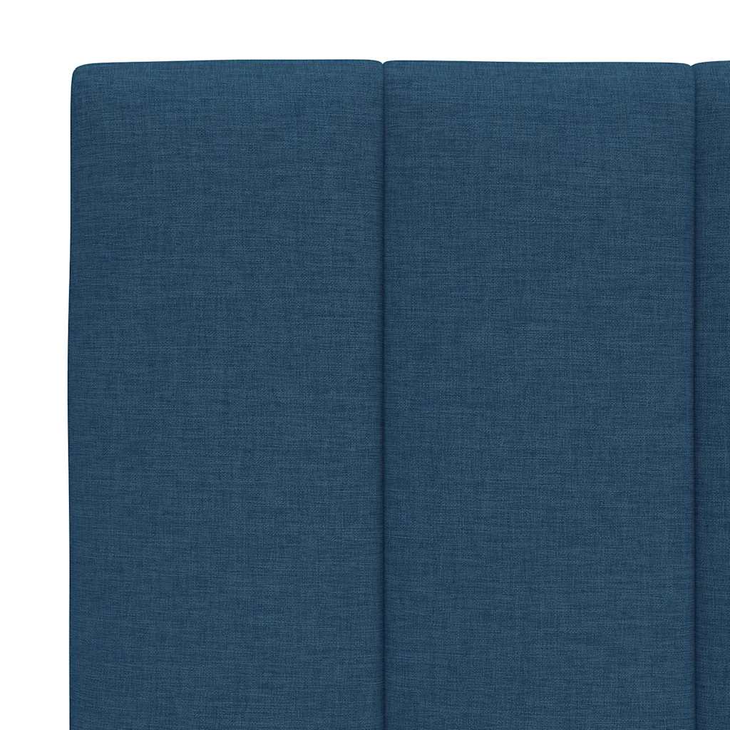 sengeramme uden madras Hanko 80x200 cm stof blå