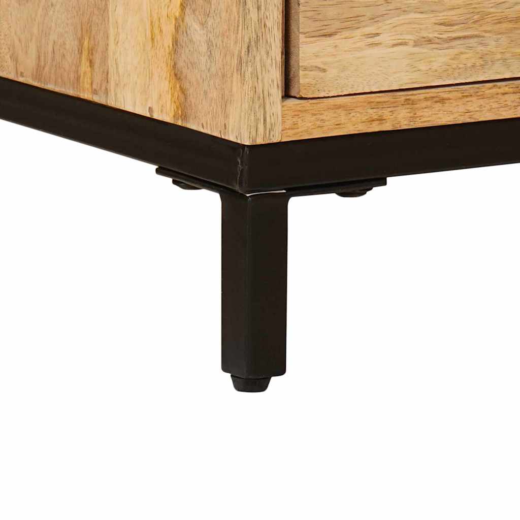 TV-borde med skuffe Brun 110 x 30 x 46 cm Massivt mangotræ
