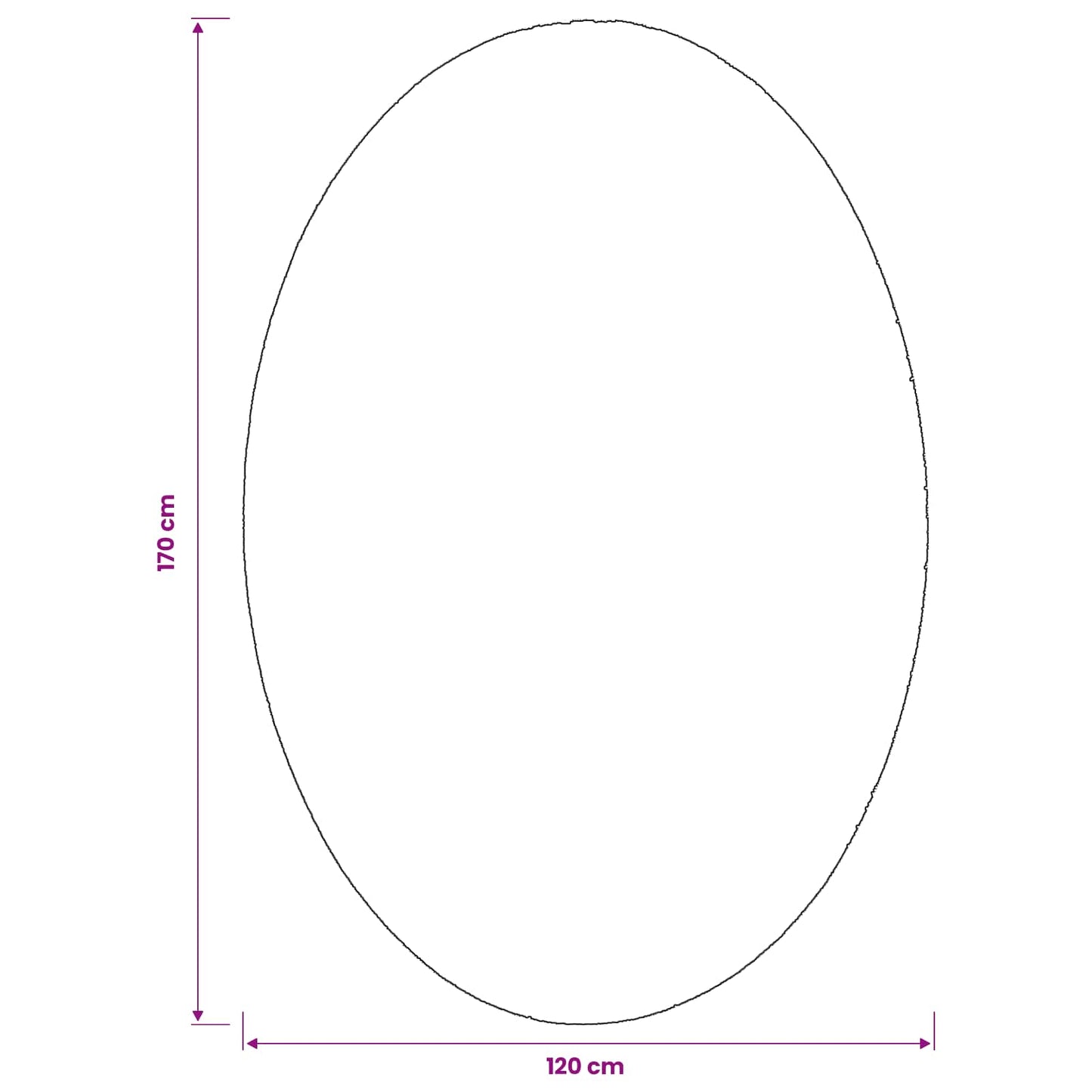 Tæppe HUARTE Sandfarvet 120 x 170 cm 100% polyester