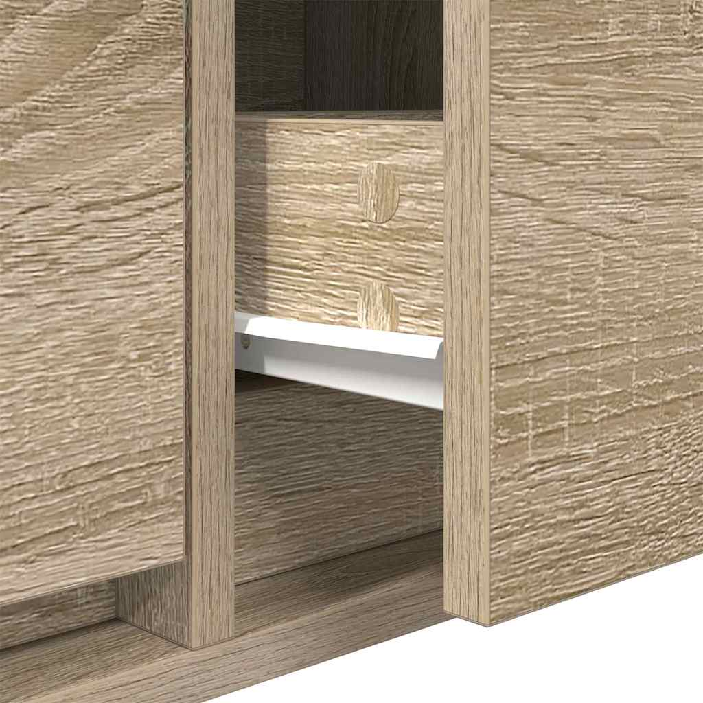 TV-skab 100 x 31 x 25,5 cm Sonoma-eg Konstrueret træ