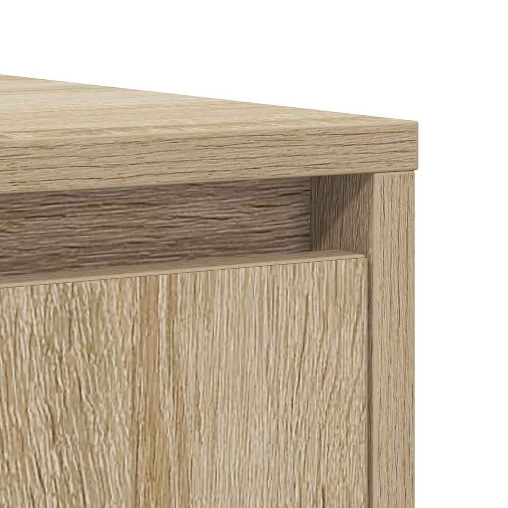 skænk 85x34x76 cm konstrueret træ sonoma-eg