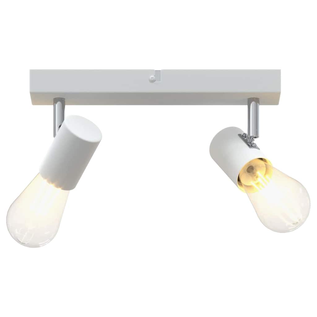 Loftsspot med spotlights Hvid 26 x 6,5 x 11,5 cm Metal