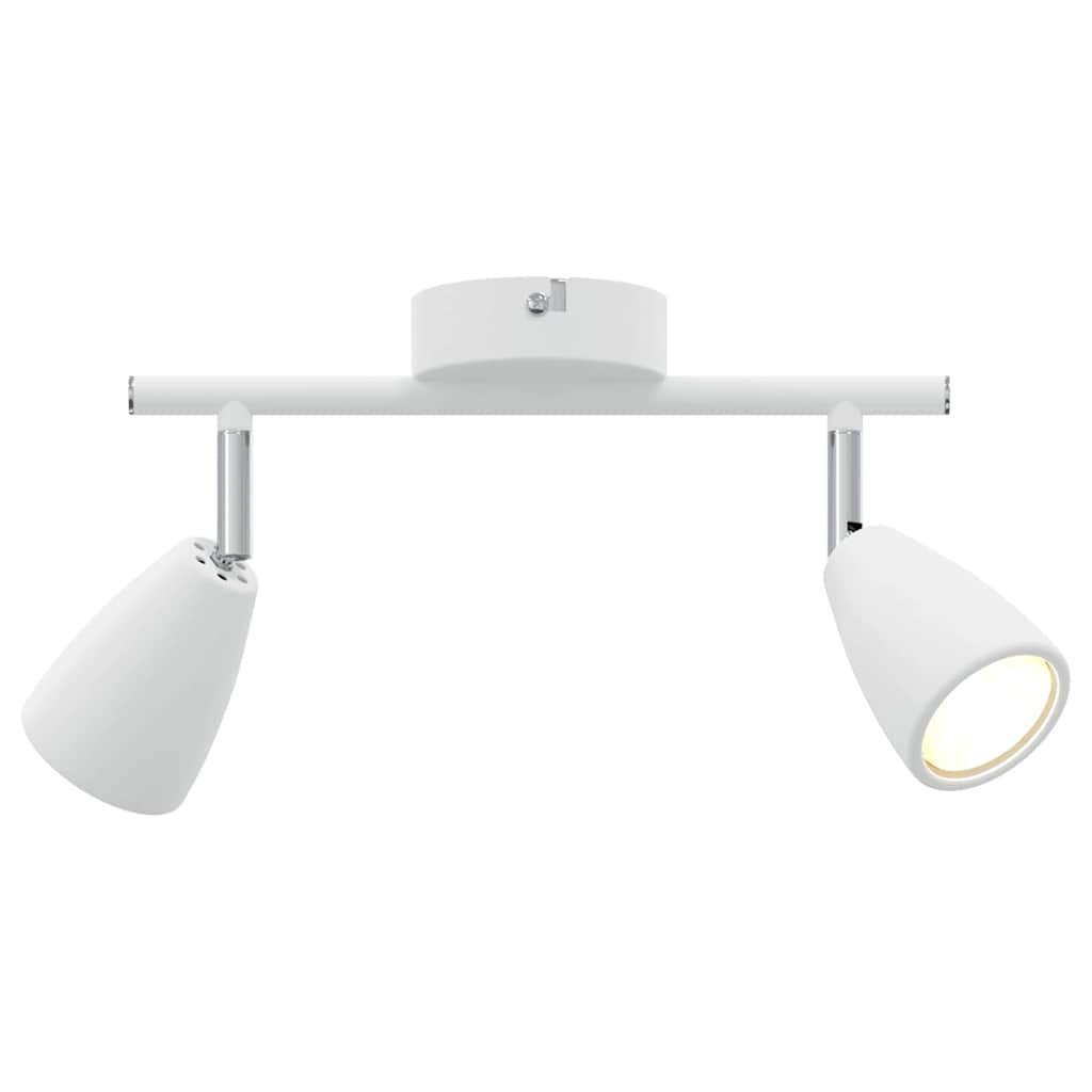 Loftsspot med spotlights Hvid 25.5 x 8 x 16 cm Metal