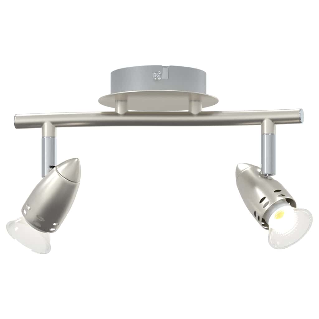 Loftsspot med spotlights Nikkel 27 x 10 x 12 cm Metal