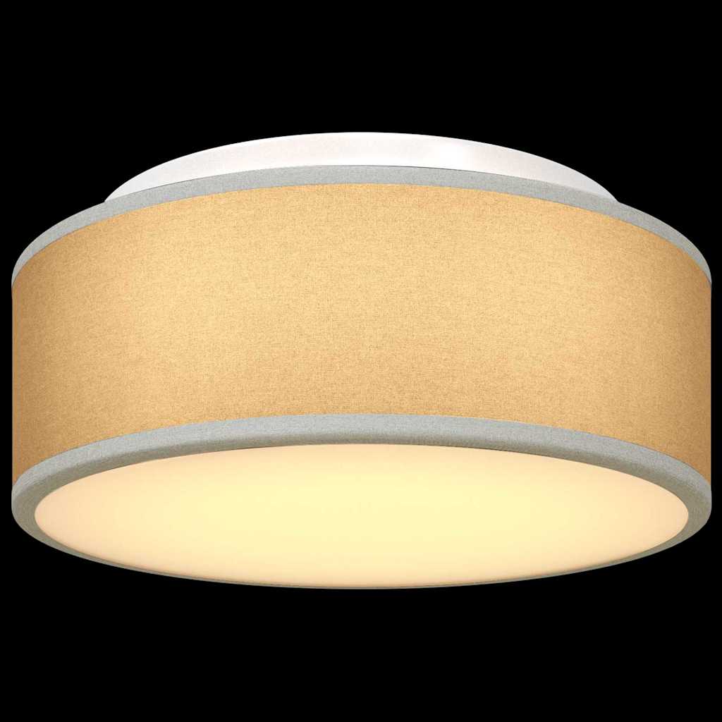 Loftlampe med spotlights Grå 30 x 30 x 13,5 cm Stof