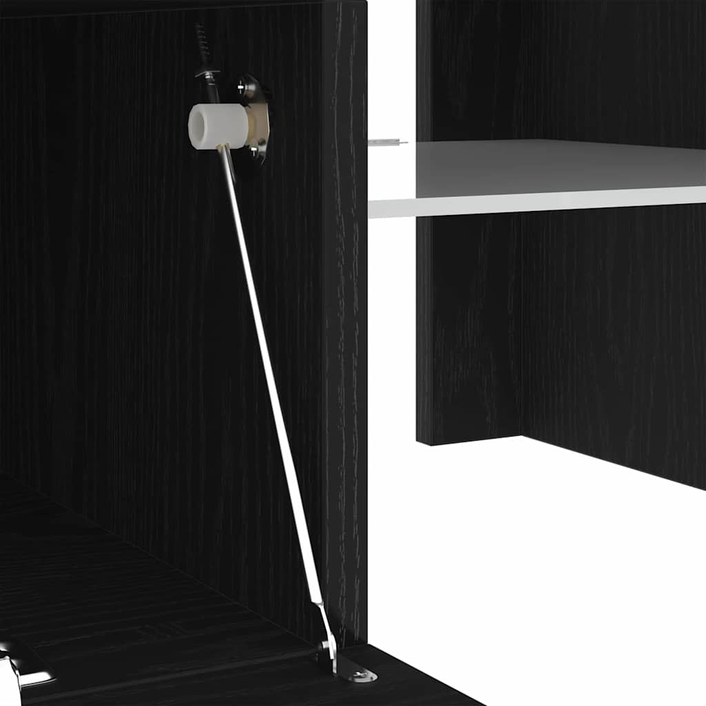 TV-skab 120 x 35 x 40 cm Sort eg Konstrueret træ