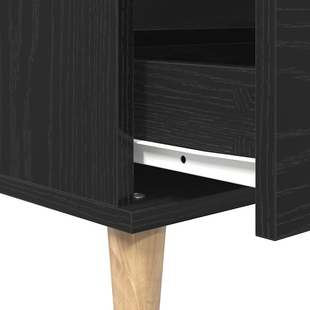 Sideboard Sort eg 60 x 35 x 70 cm Konstrueret træ