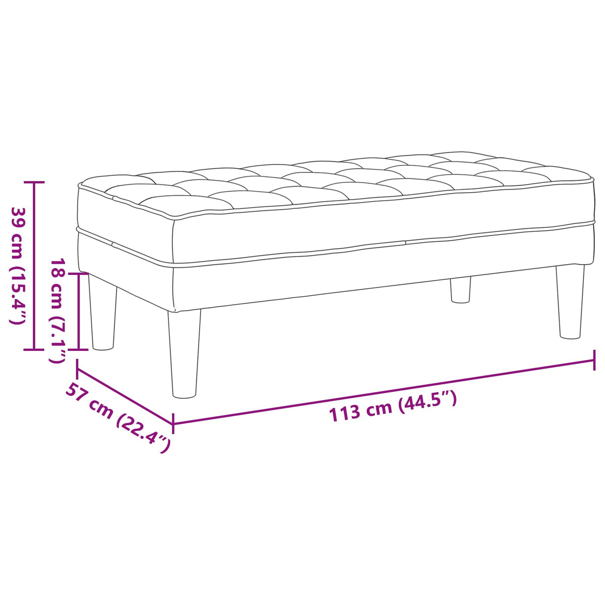 Sofa Sæt 2 stk. Mørkegrøn Polyester