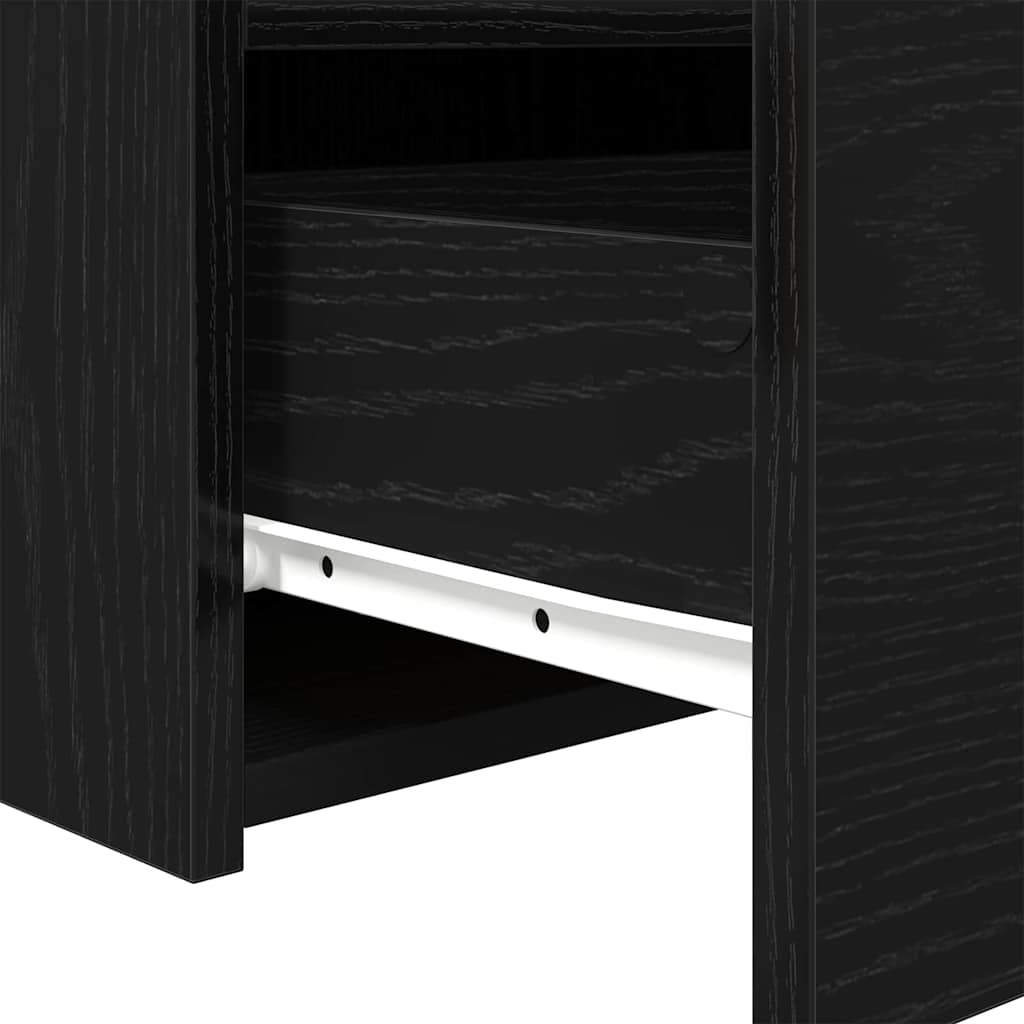 Natskab 2 stk. Sort eg 50 x 40 x 45 cm Konstrueret træ