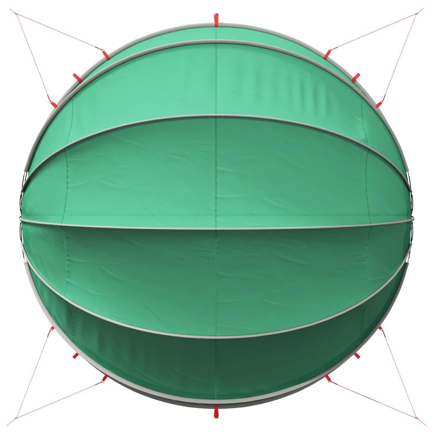 Pool Dome 500 x 500 x 236 cm 185T polyester med PU-belægning
