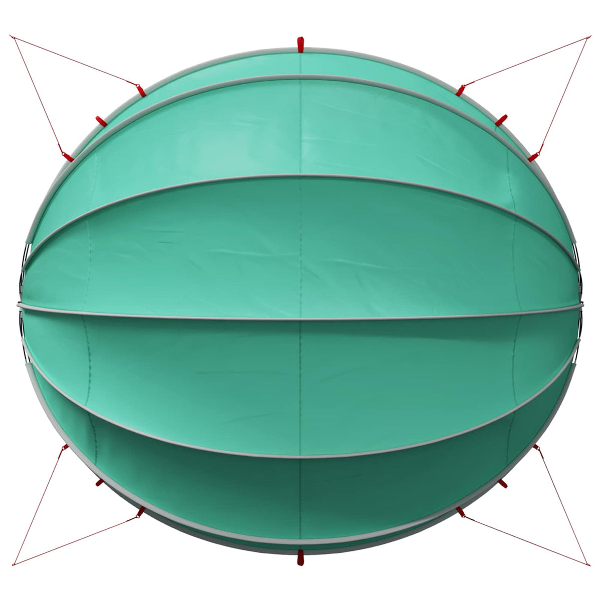 Pool Dome 546 x 516 x 250 cm 185T polyester med PU-belægning