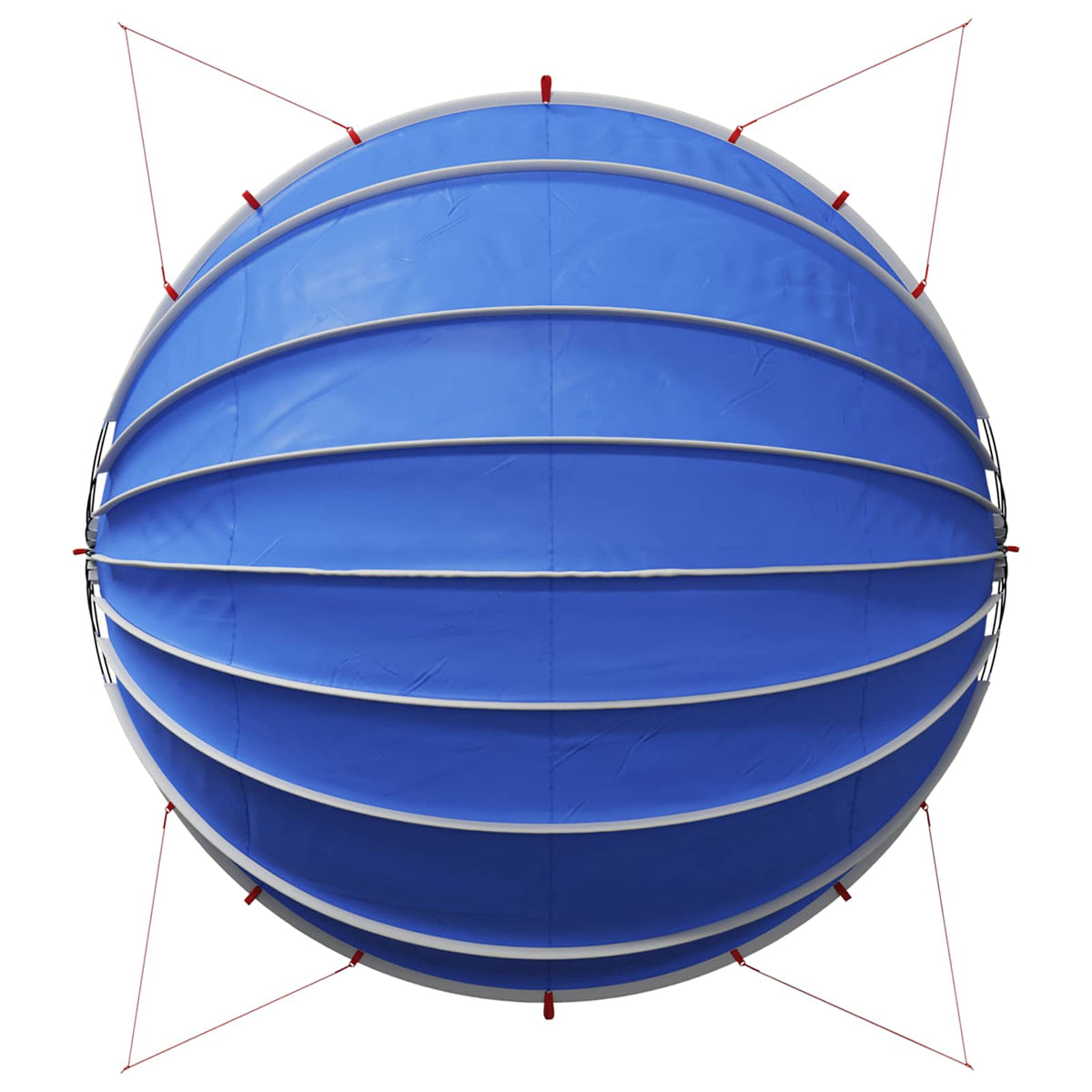 Pool Dome 592 x 590 x 275 cm 185T polyester med PU-belægning