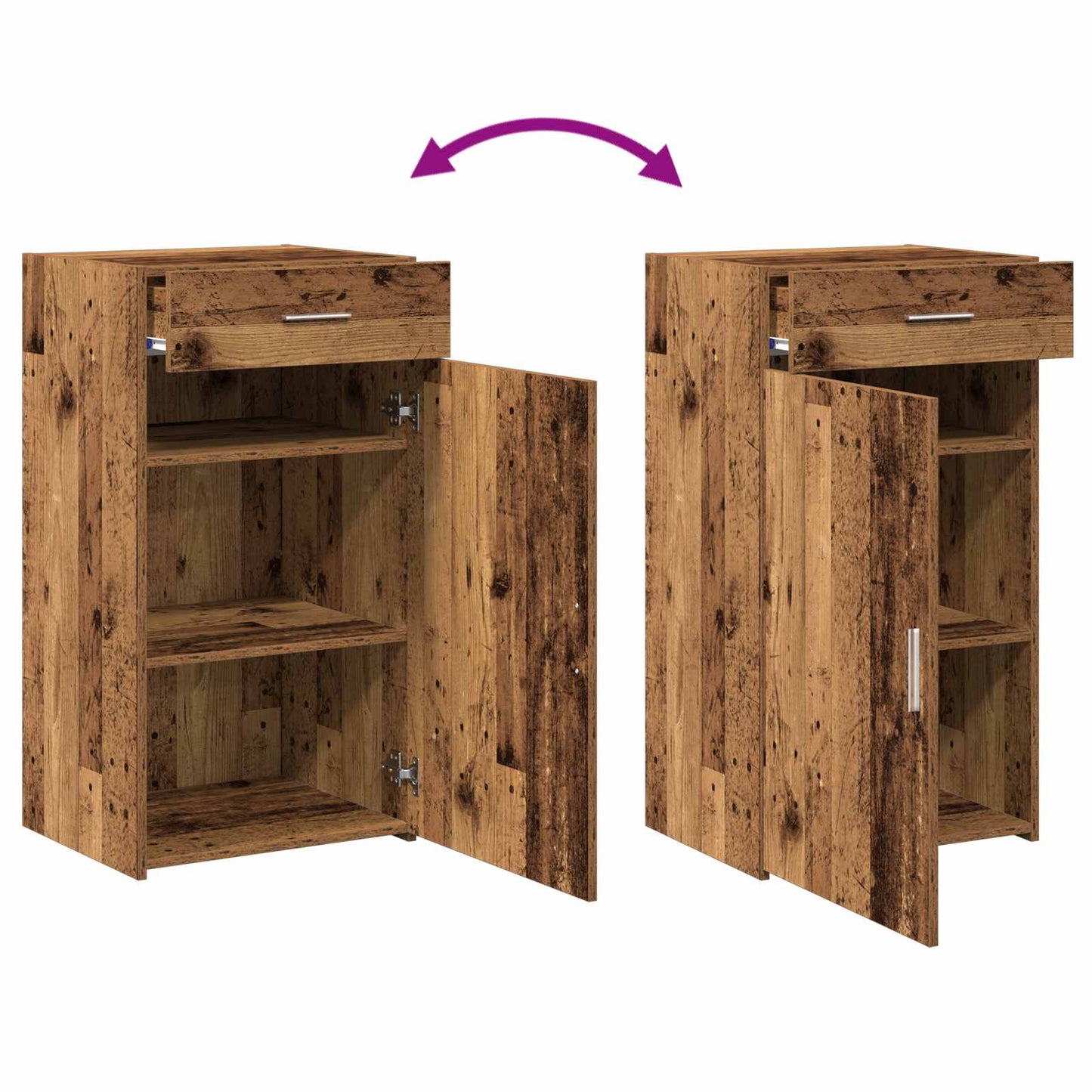 Sideboard Gammelt træ 50 x 42,5 x 93 cm