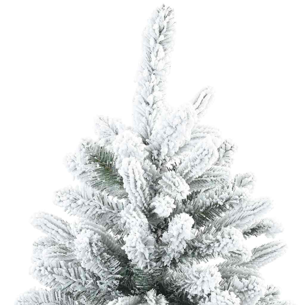 Kunstigt juletræ med 300 LED'er Hvid 240 cm PE og PVC