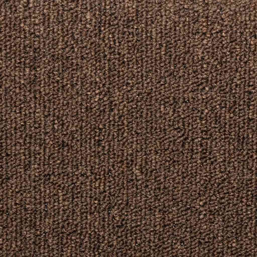 trappemåtter 30 stk. 65 x 21 x 4 cm kaffebrune rektangulære kanter