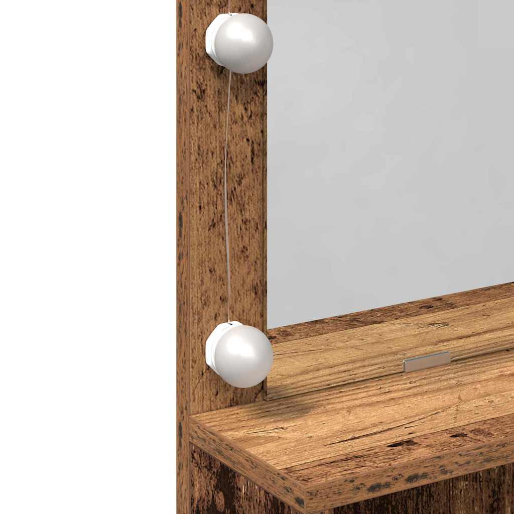 Klædeskab Gammelt træ 80 x 41 x 134,5 cm Konstrueret træ