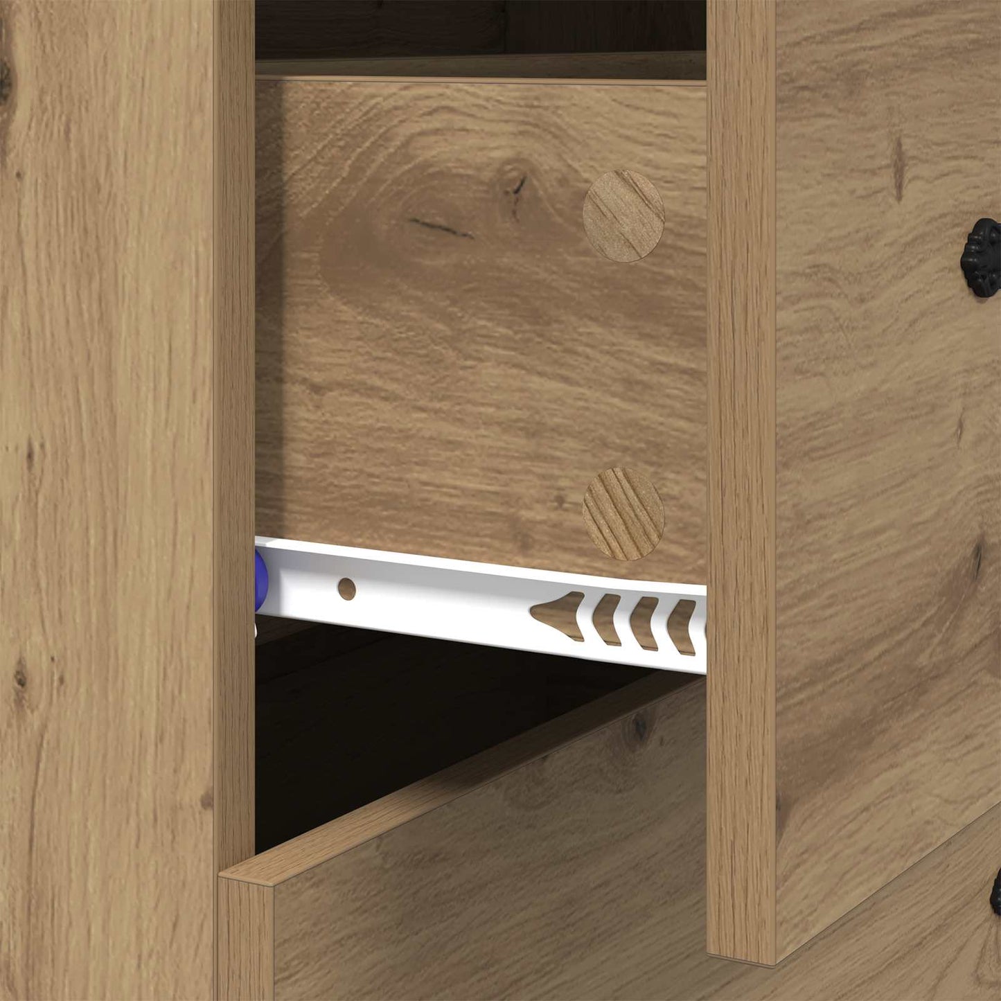 Sideboard Artisan Egetræ 69,5 x 34 x 90 cm
