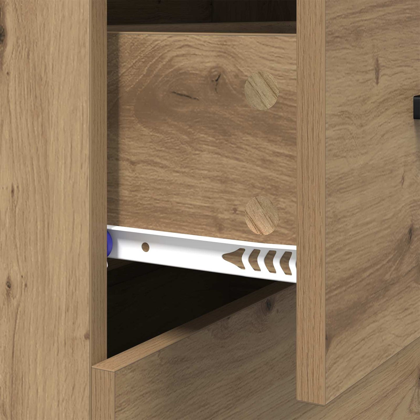 Sideboard Artisan Egetræ 69,5 x 34 x 90 cm