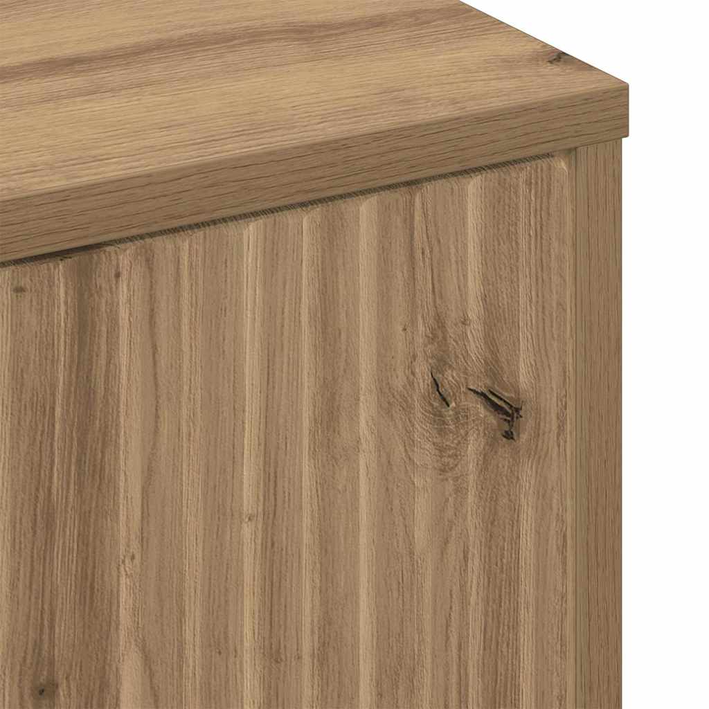 Sideboard Artisan Egetræ 69,5 x 33 x 82 cm Konstrueret træ