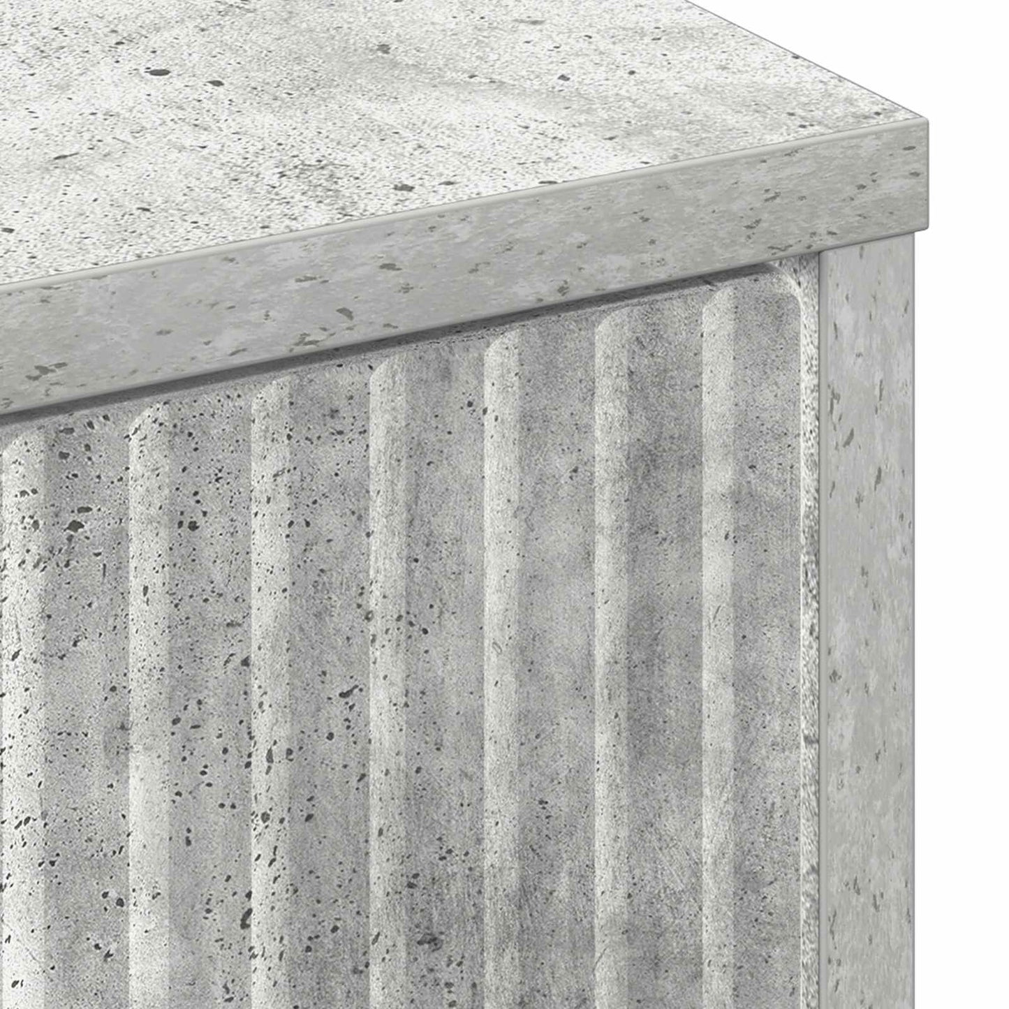 Sideboard Beton Grå 89,5 x 33 x 82 cm Konstrueret træ
