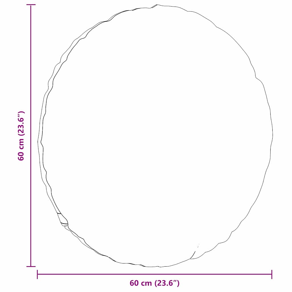 Sædepuder 2 stk. Fløjl Creme Ø60 x 21 cm