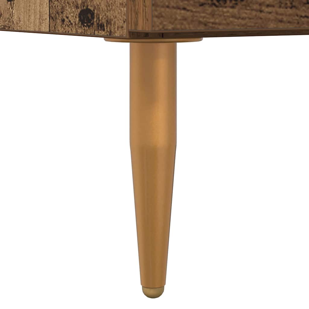Sengebord 2 stk. Gammelt træ 40 x 35 x 47,5 cm Konstrueret træ